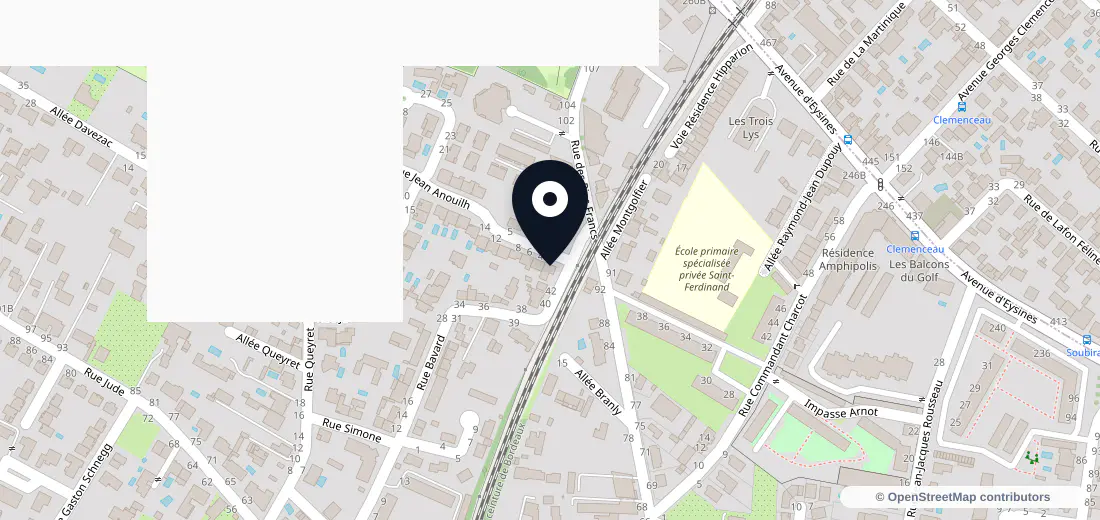 Aperçu de l’adresse de 2 Rue Jean Anouilh 33200 Bordeaux