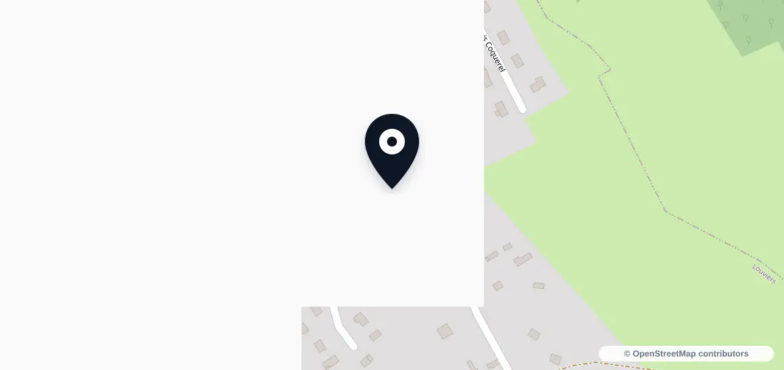 Aperçu de l’adresse de 13 Chemin des Bas Monts 27400 Louviers