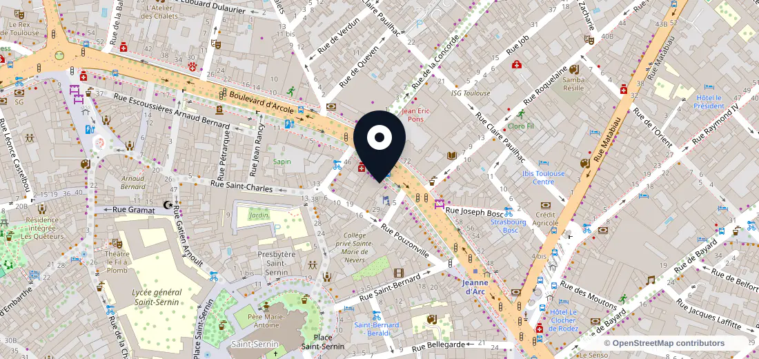 Aperçu de l’adresse de 71 Boulevard de Strasbourg 31000 Toulouse